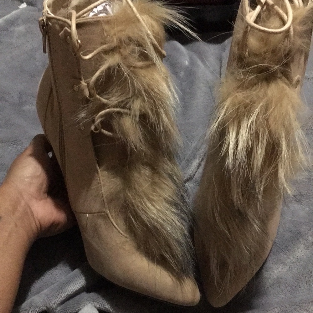 LILIANA NUDE ANKLE BOOTS XAYA-2